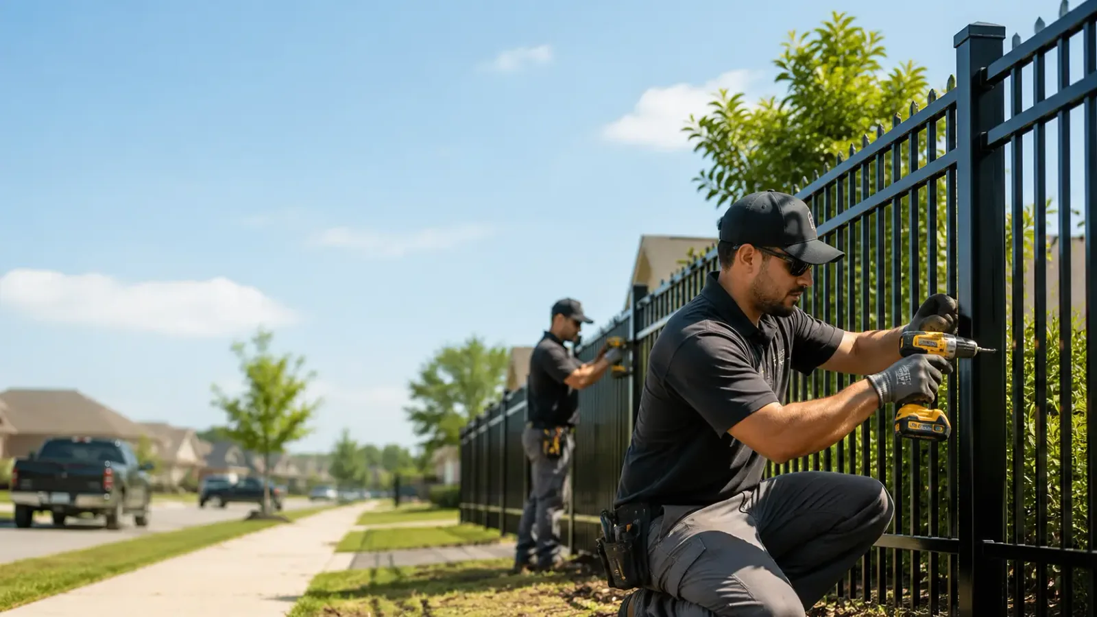 Metal Fence Installation in Hull, MA